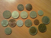 монеты различные 