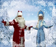 Дед Мороз и снегурочка на новогоднюю ночь!