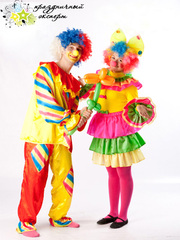 Клоун и клоунесса на детский праздник!