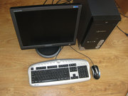 Двухъядерный компьютер с ЖК монитором.